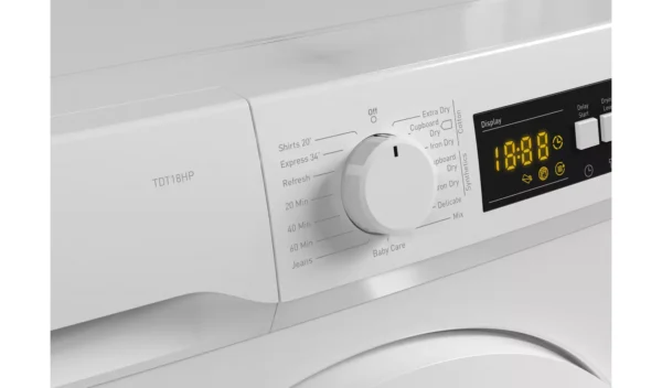 Bush TDT18HP 8KG Heat Pump Tumble Dryer - White2 - Image 3