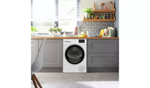 Beko B3T48231DW 8KG Heat Pump Tumble Dryer - White - Image 4