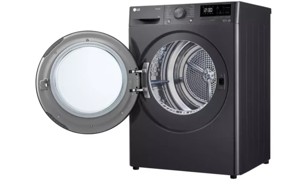 LG FDV309GN 9KG Heat Pump Tumble Dryer - Grey - Image 4