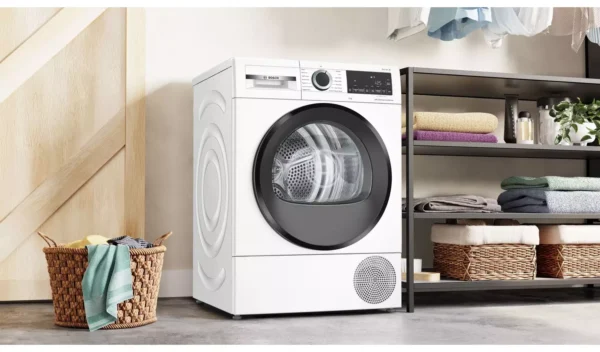 Bosch WQG24500GB 9kg Heat Pump Tumble Dryer - White - Image 3