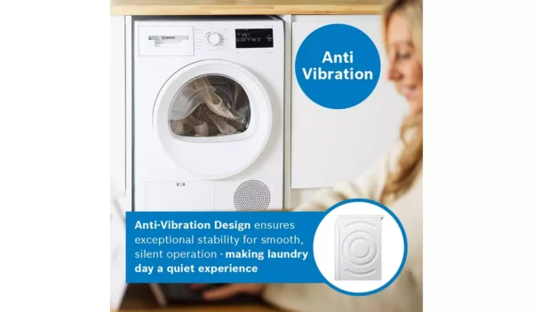 Bosch WQH246D9GB 9kg Heat Pump Tumble Dryer - White - Image 2