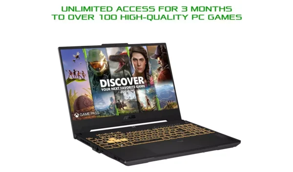 ASUS TUF F15 15.6in i5 16GB 1TB RTX3050 Gaming Laptop Bundle - Image 2