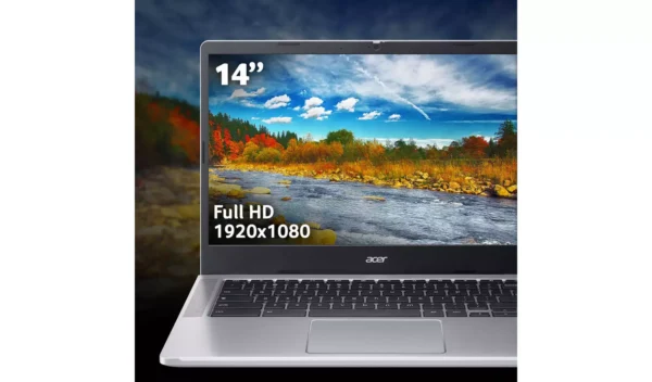 Acer 314 14in N100 8GB 128GB Chromebook - Silver - Image 3