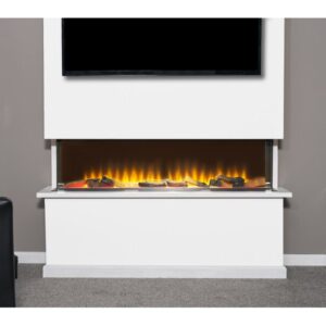 Adam Sahara Electric Inset Media Wall Fire with Remote Control 51 Inch