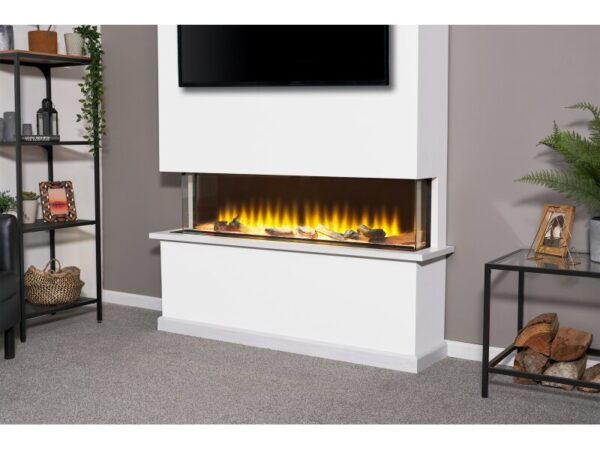 Adam Sahara Electric Inset Media Wall Fire with Remote Control 51 Inch - Image 2