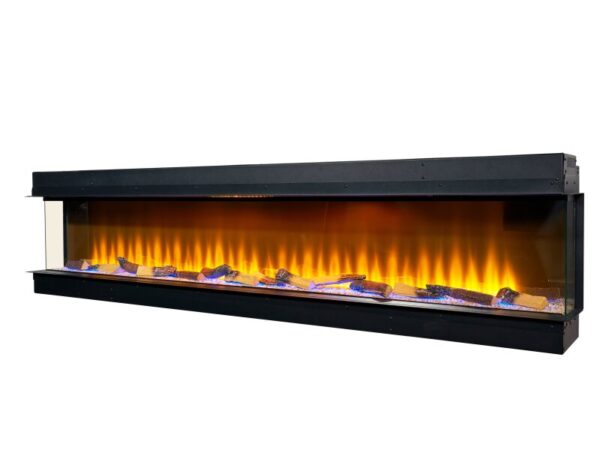 Adam Sahara Electric Inset Media Wall Panoramic Fire 81 Inch - Image 3