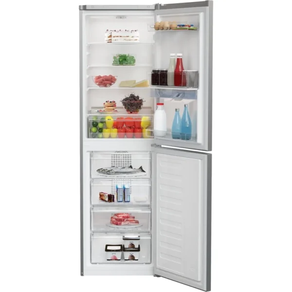 Beko CRFG3582DS 50/50 Frost Free Fridge Freezer - Silver - Image 3