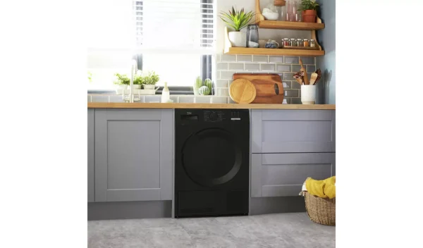 Beko DTLCE70051B 7KG Condenser Tumble Dryer - Black - Image 3