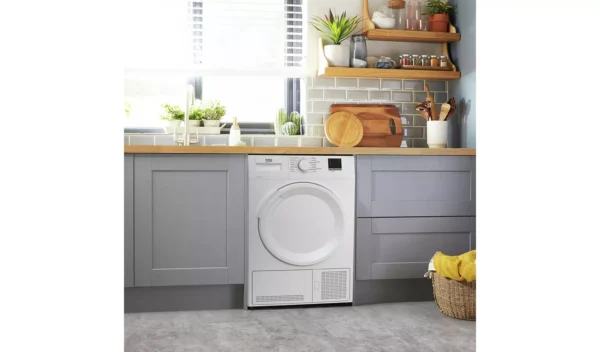 Beko DTLCE80051W 8KG Condenser Tumble Dryer - White - Image 3