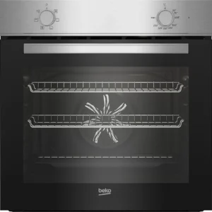 Beko QBSE222X Stainless Steel Built in Multifunction Oven Hob Pack