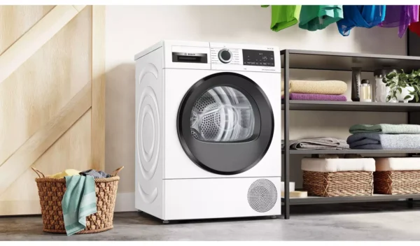 Bosch WQG245A0GB 9KG Heat Pump Tumble Dryer - White - Image 3