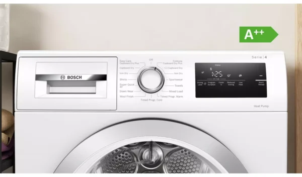 Bosch WTH85223GB 8KG Heat Pump Tumble Dryer - White - Image 3