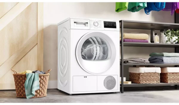 Bosch WTH85225GB 8KG Heat Pump Tumble Dryer - White - Image 2