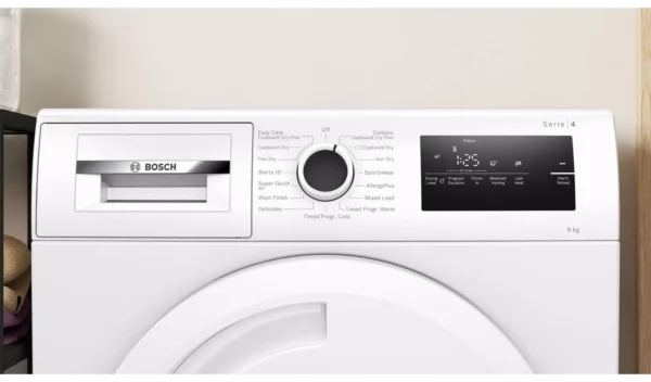 Bosch WTN83202GB 8KG Condenser Tumble Dryer - White - Image 3