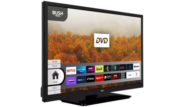 Bush 24 Inch HD Ready Smart HDR LED Freeview TV & DVD Combi - Image 2