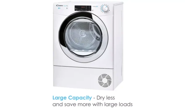 Candy BCTD H7A1TE Integrated Heat Pump Tumble Dryer - White - Image 2