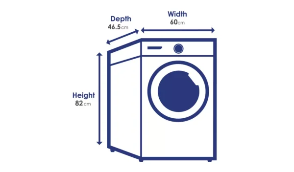 Candy BCTD H7A1TE Integrated Heat Pump Tumble Dryer - White - Image 3
