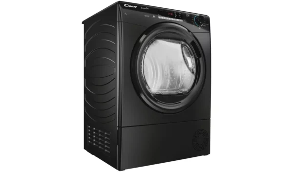 Candy CROE 9TBGB80 9KG Condenser Tumble Dryer - Black - Image 2