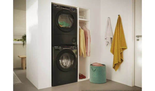 Candy CROE 9TBGB80 9KG Condenser Tumble Dryer - Black - Image 3