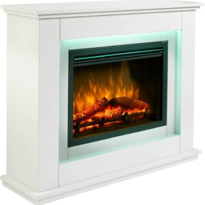 Endeavour Fires Castleton Electric Fireplace Suite 7 Day Programmable Remote Control