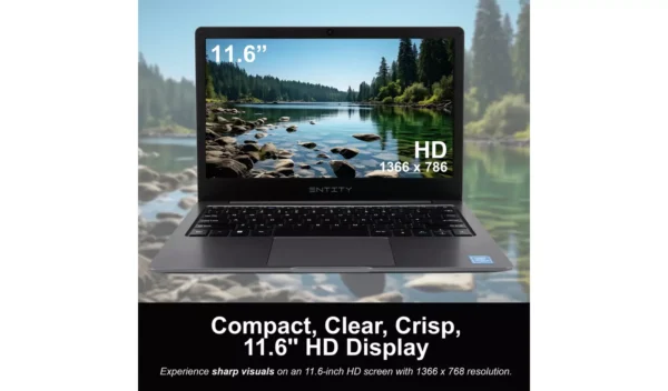 Entity Book 11 11.6in Intel Celeron 4GB 128GB Cloudbook - Image 2