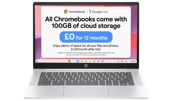 HP 14a-nf0002na 14in Intel N100 4GB 128GB Chromebook