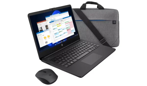HP 14s-dq0011na 14in Pentium 4GB 128GB Laptop Bundle - Image 3
