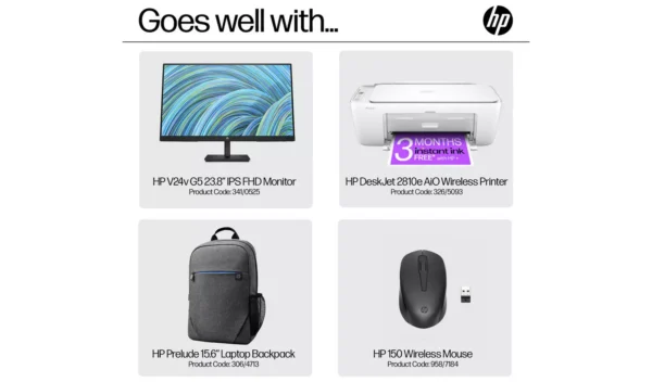 HP Stream 14s-dq0012na 14in Celeron 4GB 128GB Laptop - Blue - Image 4