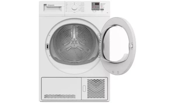 Hotpoint CHDC82WWGDUK 8KG Condenser Tumble Dryer - White - Image 3