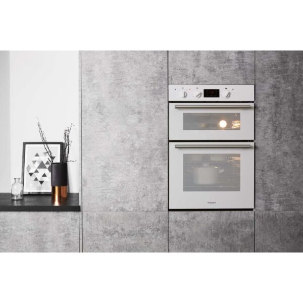 Hotpoint DD2540WH Built in Double Electric Oven - White - Image 2
