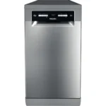 Hotpoint HSFO3T223WXUKN Slimline Dishwasher - Stainless Steel