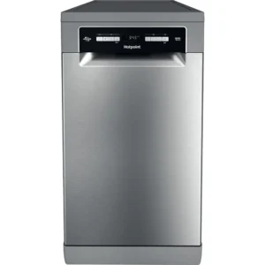 Hotpoint HSFO3T223WXUKN Slimline Dishwasher - Stainless Steel