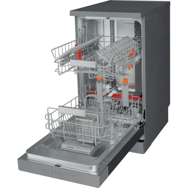 Hotpoint HSFO3T223WXUKN Slimline Dishwasher - Stainless Steel - Image 3