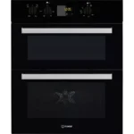 Indesit IDD6340BL Built in Electric Double Oven - Black