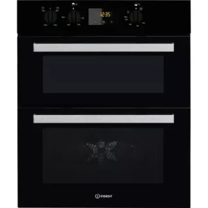 Indesit IDD6340BL Built in Electric Double Oven - Black