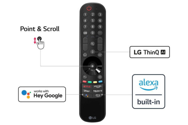 LG 55UQ81006LB 55 Inch Smart 4K Ultra HD HDR LED TV with Google - Image 5