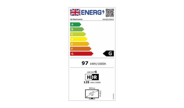 LG 60 Inch 60UQ81006LB Smart 4K UHD HDR LED Freeview TV - Image 5