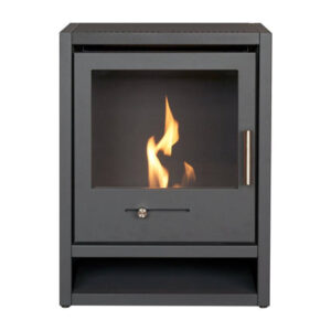 OKO S1 Bio Ethanol Stove in Charcoal Grey