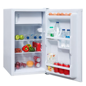 Sia LFIWH 48cm White Free Standing Under Counter Fridge with 3 Ice Box
