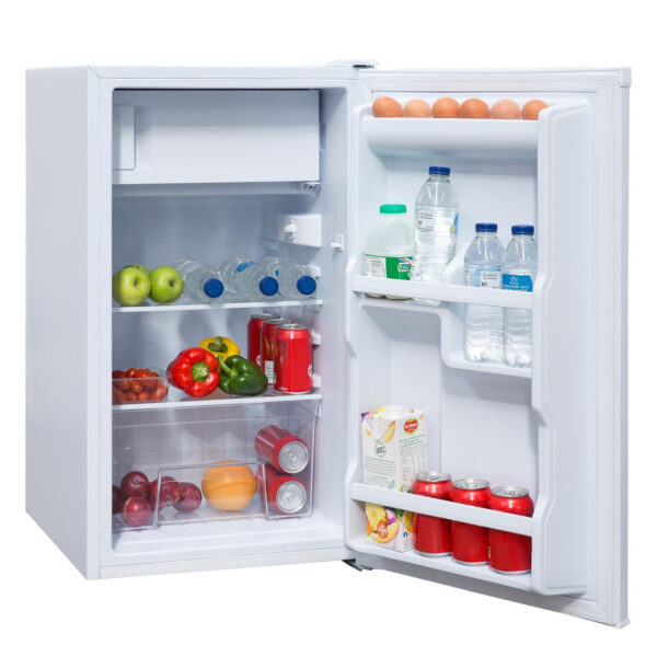 Sia LFIWH 48cm White Free Standing Under Counter Fridge with 3 Ice Box