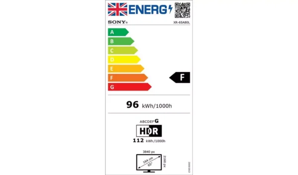 Sony 65 Inch XR65A80LU Smart 4K UHD OLED Freeview TV - Image 4
