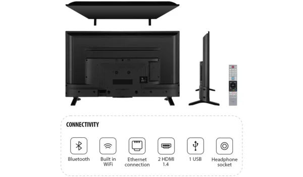 Toshiba 43 Inch 43LV2E63DB Smart FHD HDR10 Freeview TV - Image 3