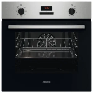 Zanussi ZOHTC2X2 Multifunction 65L Single Electric Oven with LED Timer - Silver 275600