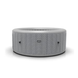 Wave Atlantic Plus 6 Person Grey Rattan Inflatable Hot Tub