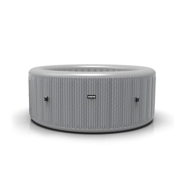Wave Atlantic Plus 6 Person Grey Rattan Inflatable Hot Tub