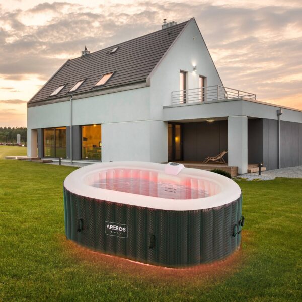 AREBOS Inflatable Hot Tub For 2 Persons - Image 5