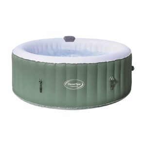 CleverSpa Cotswolds 4 Person Round Hot Tub Green