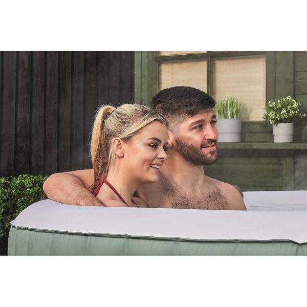 CleverSpa Cotswolds 4 Person Round Hot Tub Green - Image 8