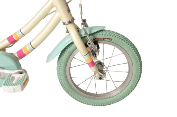 Raleigh Pop 14 Inch Kids Bike White - Image 7