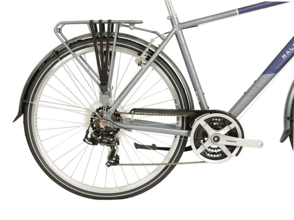 Raleigh Pioneer Tour 2021 Hybrid Bike – Blue/Grey – Size: 23 Inch - Image 5